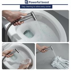 High Quality Hand Held Toilet Bidet Sprayer Bathroom Shower Kit with T Adaptor