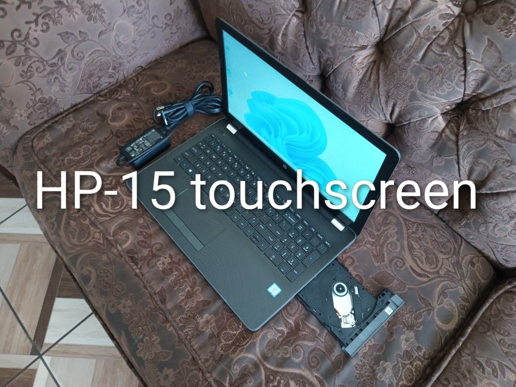 Touchscreen Laptop HP-15-bs033cl-core i3-12gb ram-208gb HD
