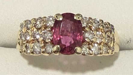 Ruby Diamonds 14 KT