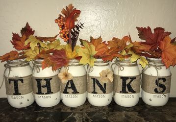 “THANKS” home decor