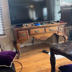 Solid Wood Tv Stand 
