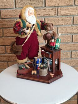 Santa in His Workshop by Dan Dee International XM399