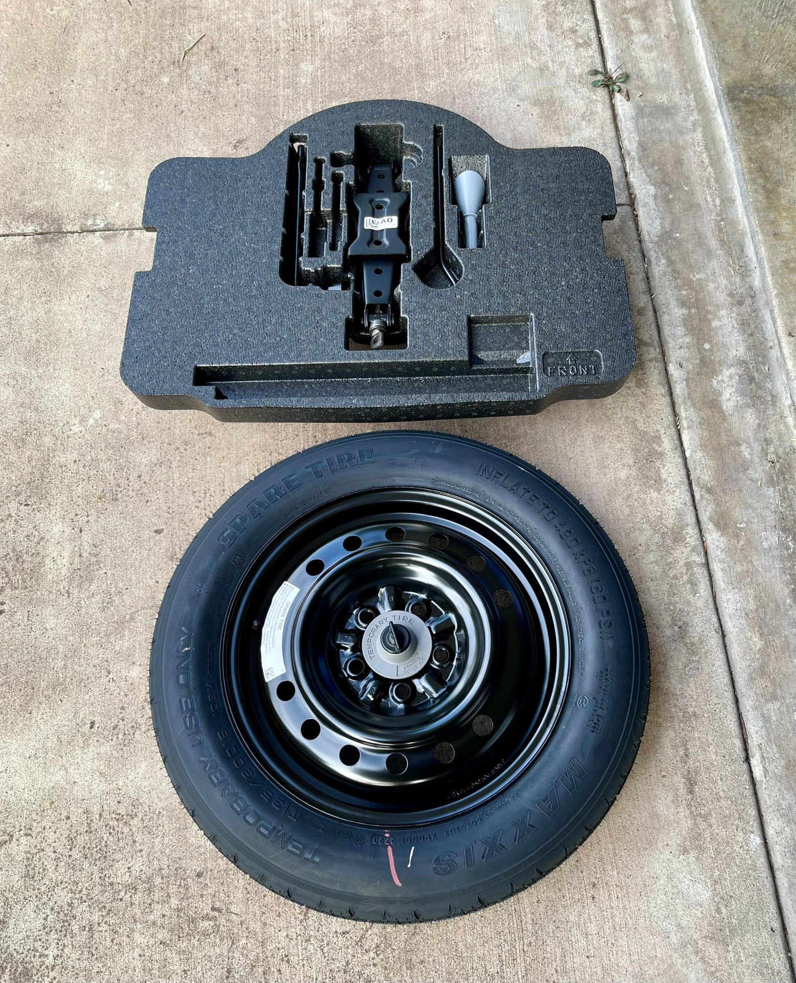2023-2025 Honda Accord Spare Tire Kit With Tire