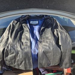 Med Woman Real Leather Jacket