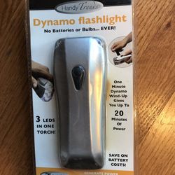 Dynamo  Flashlight Never Needs Batteries 