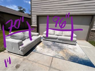 Ashley 2 piece set sofa and loveseat modular L-shaped delivery available