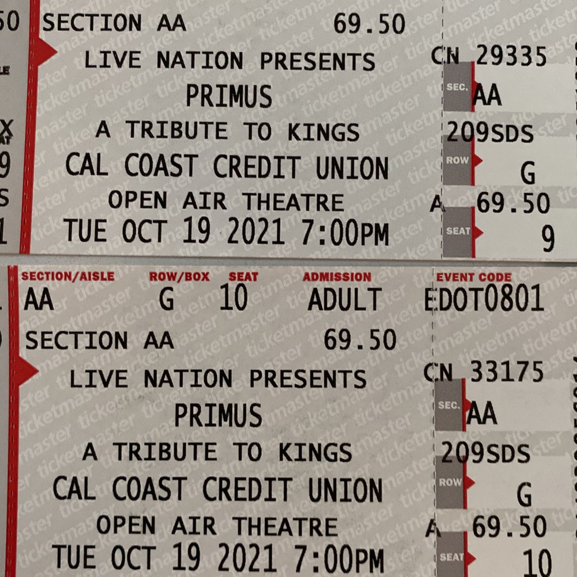 Primus Concert Tickets