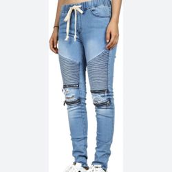 Women’s Skinny biker Denim Jogger 