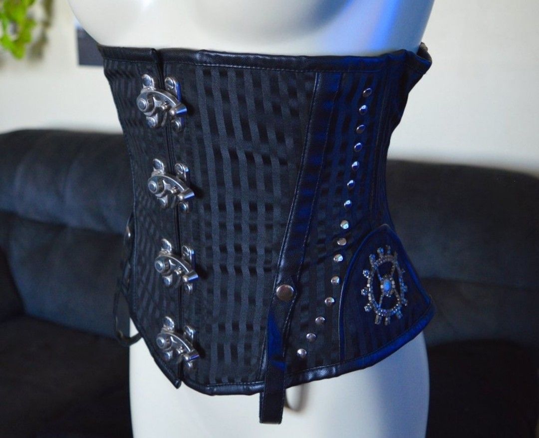 Steampunk Corset Bustier Cosplay Beaded Goth Alternative