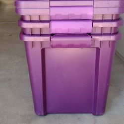 Storage Containers Set of 3  (18-gallon size)