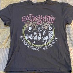 Aerosmith Women's "Get Your Wings" Tour '74 T-shirt
