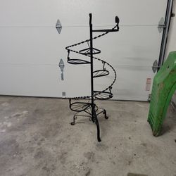 Vintage Plant Stand Circular Iron