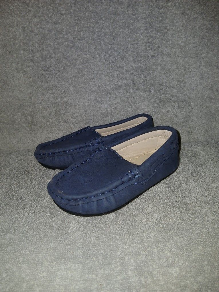 Toddler Dark Blue Loafers