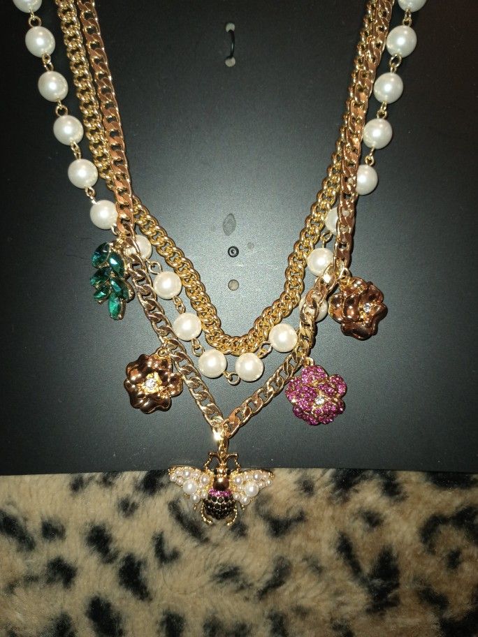 Thalia Sodi Charm Bee Necklace, from Macy's