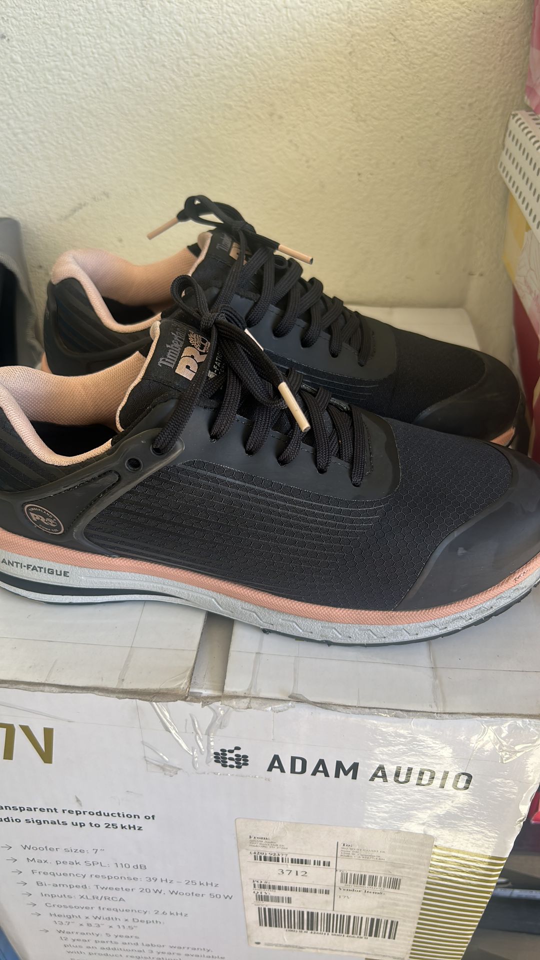 Timberland steel toe shoes 7 1/2