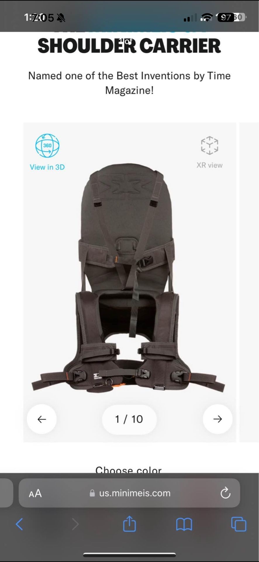 Mini me Hiking Carrier