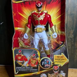 POWER RANGERS MEGA FORCE ULTRA MORPHIN RED RANGER BANDAI .