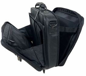 PORT Noteworthy Laptop Briefcase Bag Multi Zip Black With SafePORT, $45 Or Best Offer