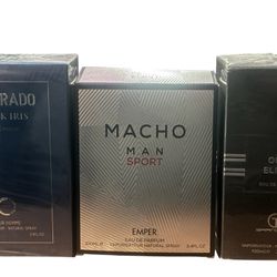 New men's 3 perfume gift set