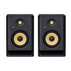 KRK Rokit 5 Generation G4 Studio Monitor Speaker Set Black