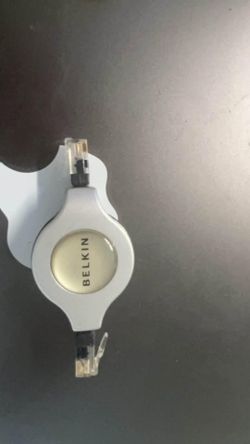 Belkin Retractable Ethernet Cable (Internet LAN Line) - New