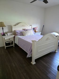 Full frame and nightstand