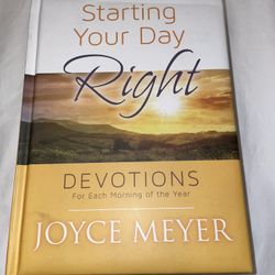 Devotions for Each Morning of the Year by Joyce Meyer.  