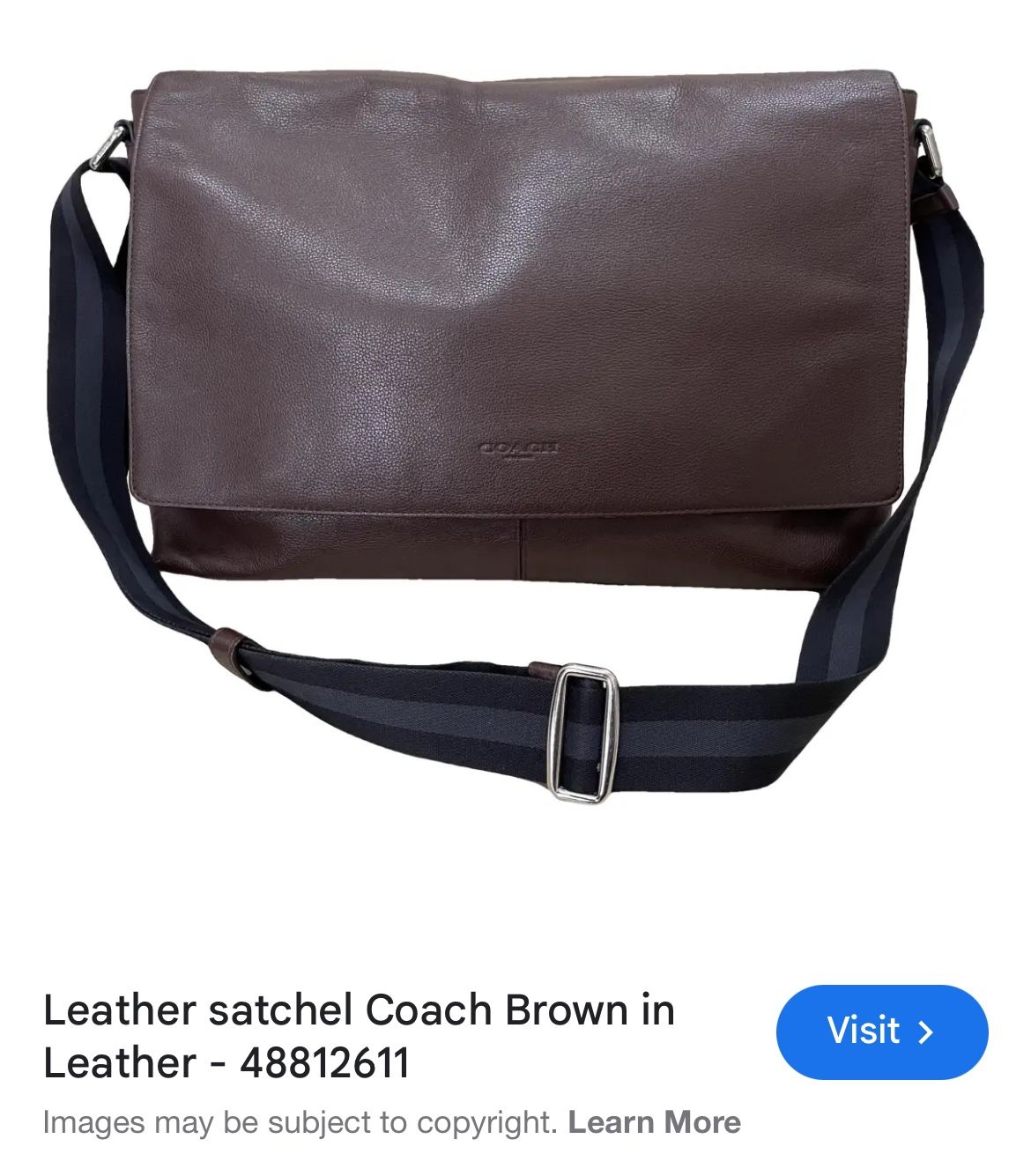 Coach Leather Satchel