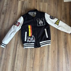DISNEY VARSITY LETTERMAN JACKET WOMEN LADIES MENS MICKEY MOUSE