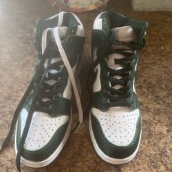 Green Nike Dunks
