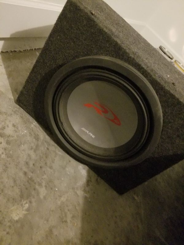 12 inch Alpine Type R Sub and Box for Sale in Apollo Beach, FL - OfferUp