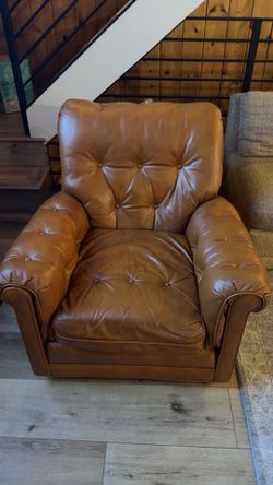 Comfy leather chair