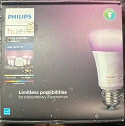 Philips Hue White and Color Ambiance Bulb Starter Kit