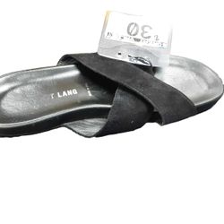 Helmut Lang X Slide Sandals Black