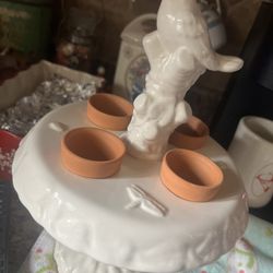Porcelain Bird Planter