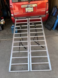 Quad boss, ATV bifold aluminum ramp
