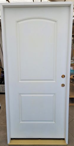 Fiberglass Exterior Front Door  36" X 80"