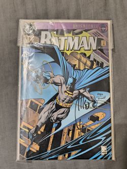 Batman Comic #500 Knightfall Autographed By Joe Quesada With COA