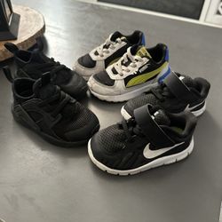3 Pairs Of Toddler Shoes 