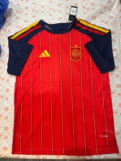 Spain Home World Cup Soccer Jersey