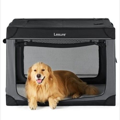 Lesure Soft Collapsible Dog Crate - 42 Inch Portab