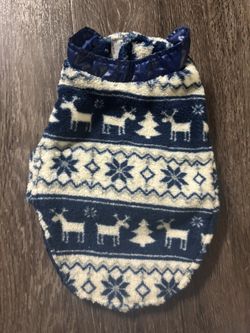 XS Reversible Dog Sweater