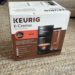 keurig crema BRAND NEW, NEVER OPENED