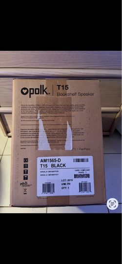 Polk audio T15 bookshelf speaker