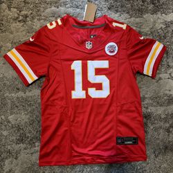 Kansas City Chiefs Red Jersey For Patrick Mahomes #15 New With Tags Available All Sizes 