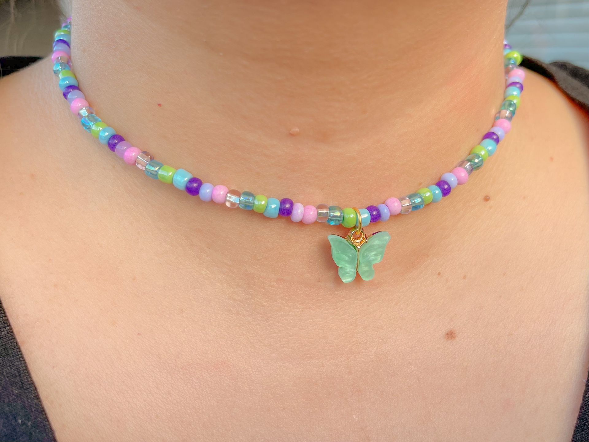 Cute Butterfly Necklace 