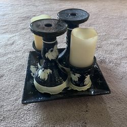 Candle Base With Candles 
