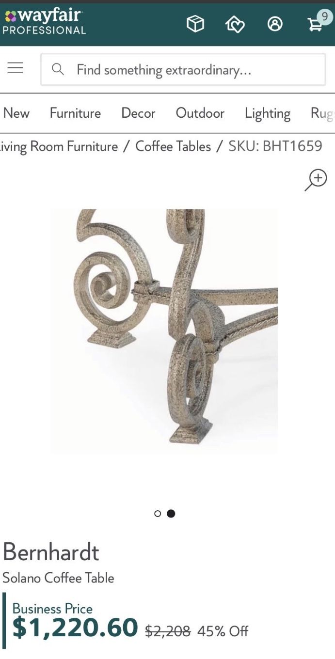 Bernhardt Solano Coffee Table