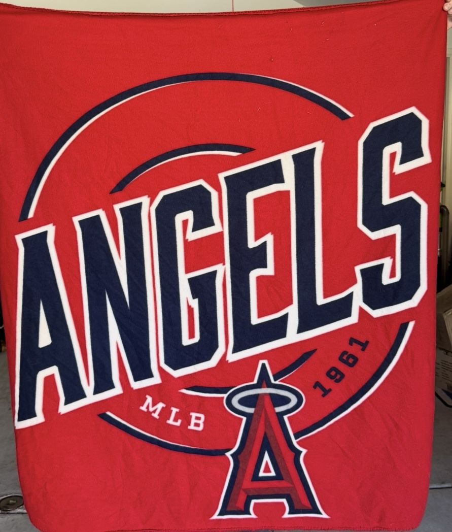 Angels Red Throw Red MLB Rally Mug, Standard Size Los Angeles Angels Angels Double Walled Insulated Tumbler Travel Cup Keeps Drinks Cold & Hot, Classi