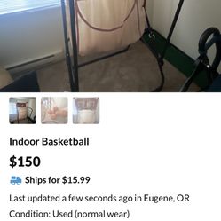 For Kids INDOOR BASKETBALL HOOP
